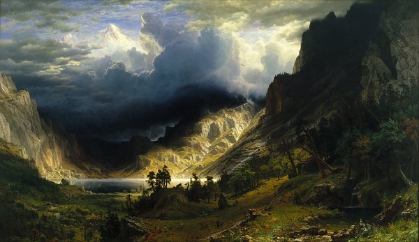 Ein Sturm in den Rocky Mountains, Mt. Rosalie