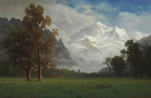 Jungfrau Kunstdruck