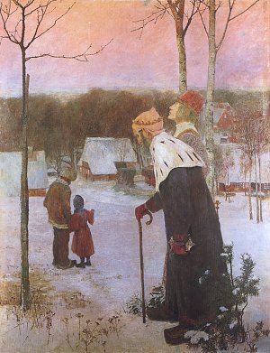 Wintermärchen (Die Heiligen Drei Könige) Kunstdruck